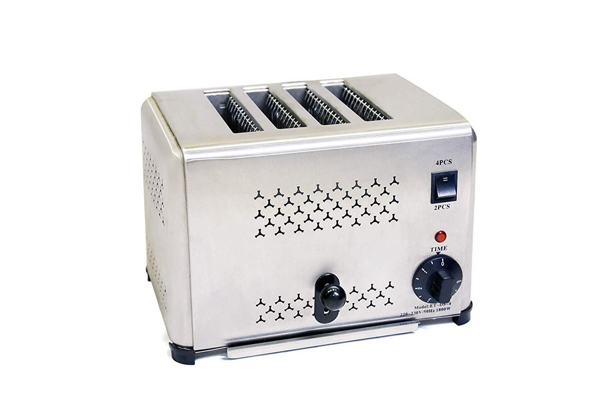 4 Slice Bread Toaster | Commercial Electric pop up Toast Automatic Breakfast Machine | Fast Breakfast Maker Bread Oven