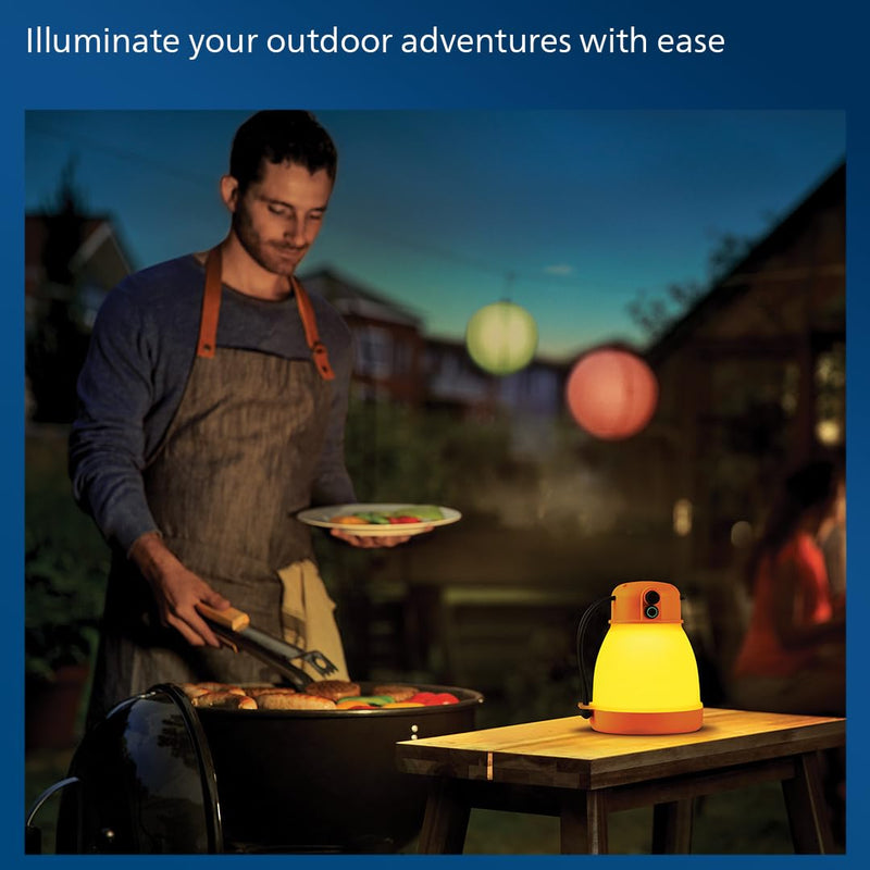 Philips Glamp Yellow 5W Rechargeable LED Emergency Light, 3600 mAh Battery, 6 Hours Backup