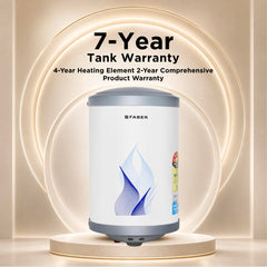 Faber 25Ltr Storage Water Heater (FWG VULCAN 25V), 5 Star, 7 yrs warranty on tank, Free Installation with Inlet & Outlet