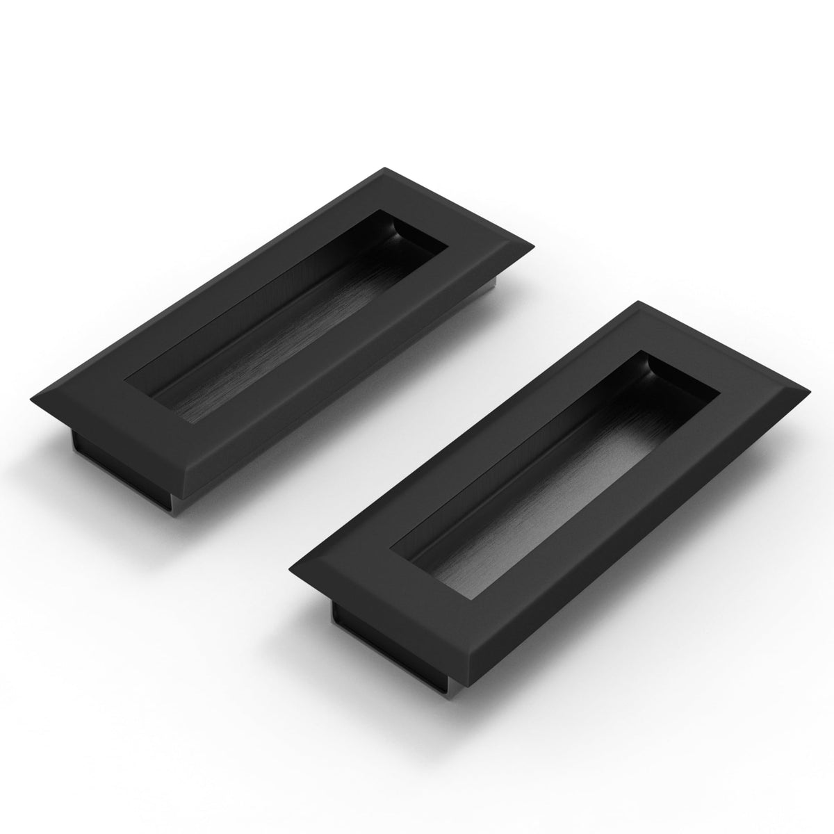 Plantex Sliding Door Handle/Concealed Handle for Sliding Door/96mm Concealed Handle for Wardrobe/Kitchen Cabinet - Pack of 2 (Black) (Model APS-DTC-3900)
