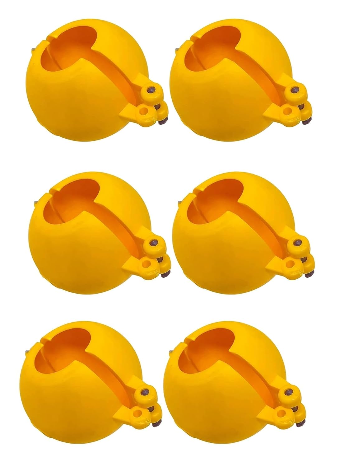 Dynore Plastic Small Laddu Making Mould, Laddu Maker,Mithai Maker Mould Sancha for Ganpati,Diwali, Janmashtmi and Other Festival for Indian Mithai-6 pc