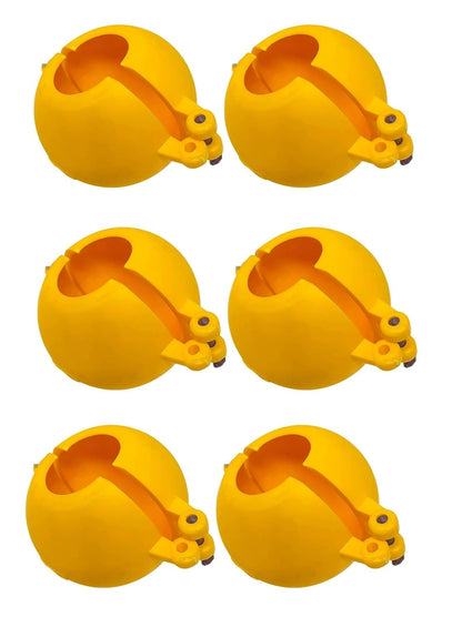 Dynore Plastic Laddu Making Mould, Laddu Maker,Mithai Maker Mould Sancha for Ganpati,Diwali, Janmashtmi and Other Festival for Indian Mithai-6 pc