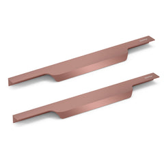 Plantex Profile Handle for Kitchen Cabinet/16 Inch Aluminium Drawer Profile Handle/Wardrobe Pull Handle for Home/Office/Hotel - Pack of 2 (Rose Gold) (Model APS-PF-1004)-1
