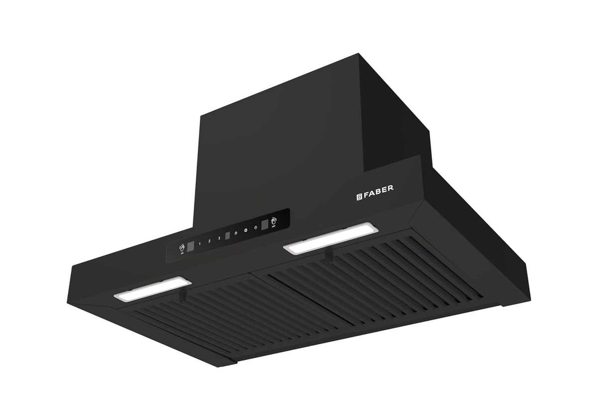 Faber 60 cm 1000 m³/hr T-Shape Kitchen Chimney | Baffle Filter | Touch Control || 12 Years warranty on Motor|| Motor- 25