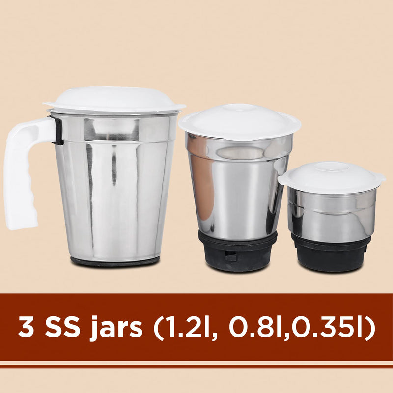 Faber Marvel 500W Blender Mixer Grinder, || low-noise, up to 18000 rpm speed || 1 year comprehensive warranty (FMG MARVE