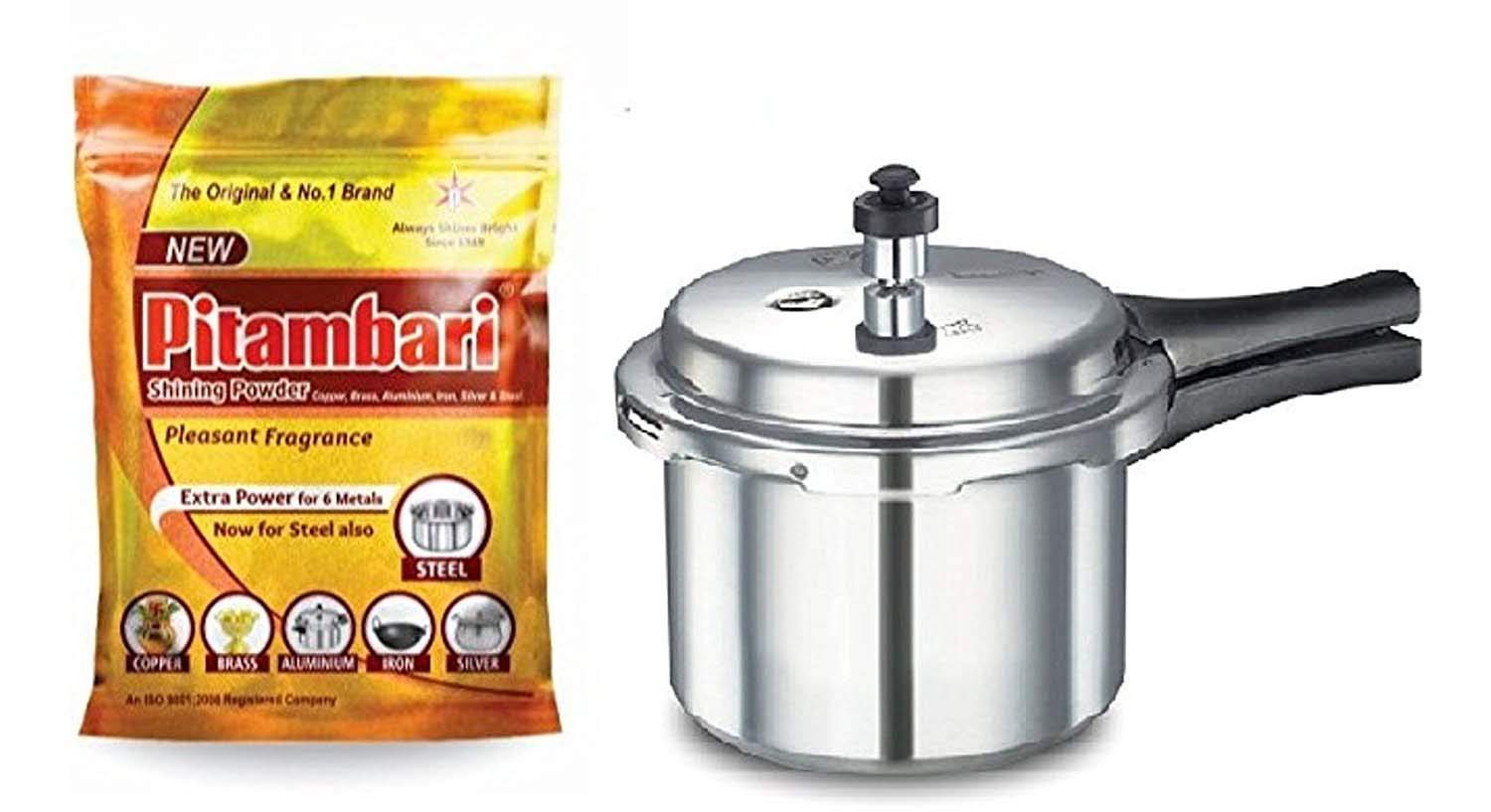 Pitambari Shining Powder - 200g | For 6 Types of Metals (pack of 1)