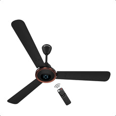 atomberg Erica Artesta 1200mm India's No.1 BLDC Ceiling Fan with Remote | BEE 5-star | Best Air Delivery | Low noise | LED Speed Indicator | 3 Years Warranty| Midnight Black