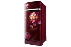 Samsung 189 L, 5 Star, Digital Inverter, Direct-Cool Single Door Refrigerator (RR21H2H25HT/HL, Red, Hydrangea Plum, Base Stand Drawer, Single Touch)-3