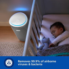 Philips AC3220/60 Smart Air Purifier for Home with CADR of 520 m³/h and Covers upto 600 sq.ft