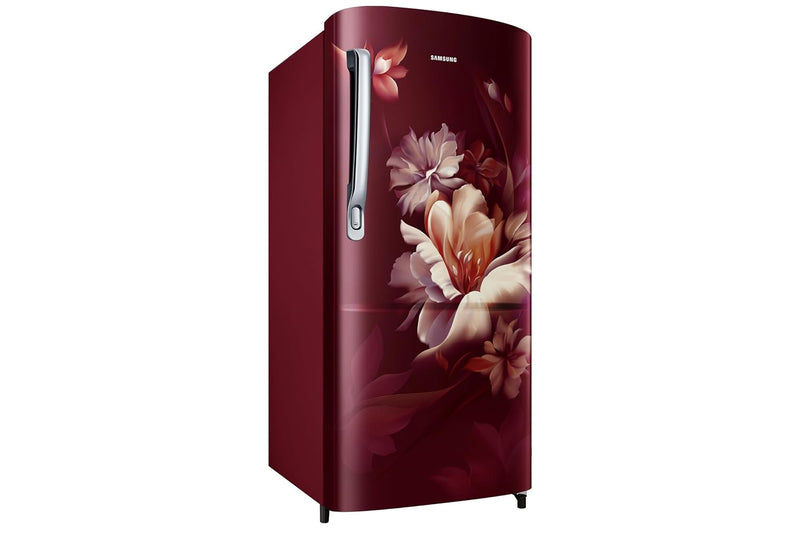 Samsung 183 L, 3 Star, Digital Inverter, Direct-Cool Single Door Refrigerator (RR20H2723RZ/NL, Midnight Blossom Red, Single Touch Defrost, 2026 Model)-3