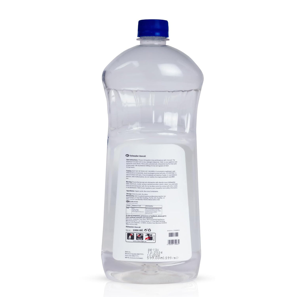 Bosch Dishwasher Rinse Aid - 1000 ML