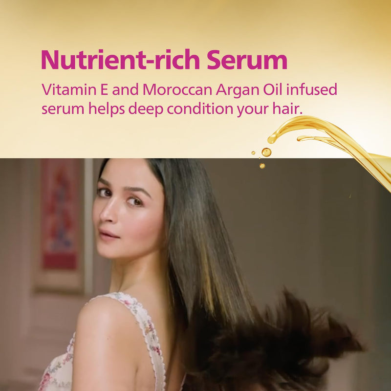 Philips uniquely designed pack of 4 nourishing serum strips with vitamin E and Moroccan Argan Oil (BHE050/00)