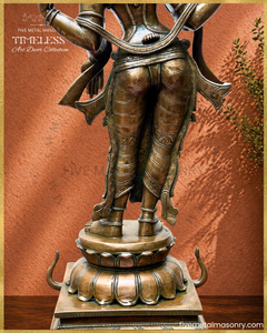 Lakshmi Panchaloha Bronze Icon - 20" Standing - Timeless Collection