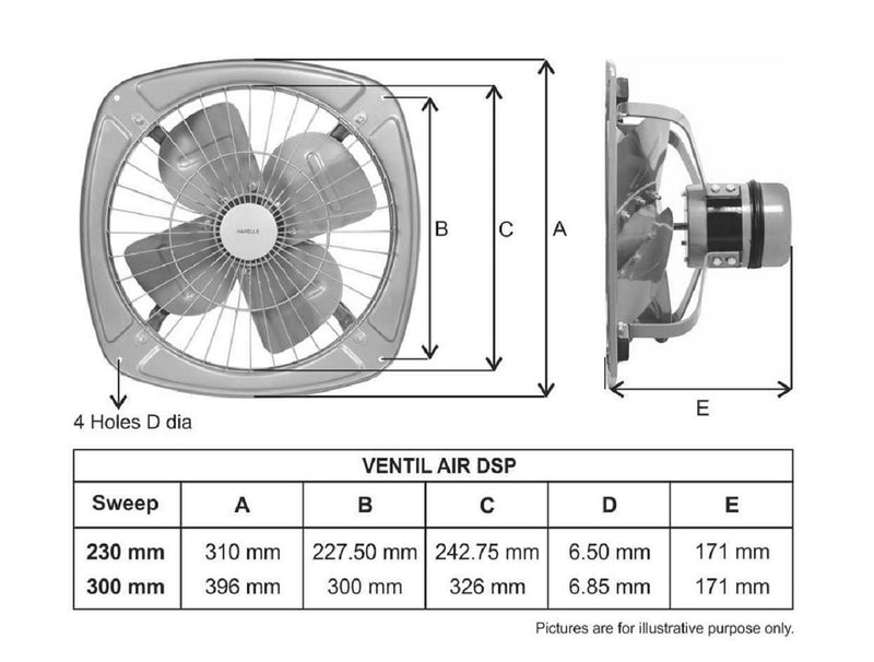 Havells Ventil Air DSP 230mm Exhaust Fan-3