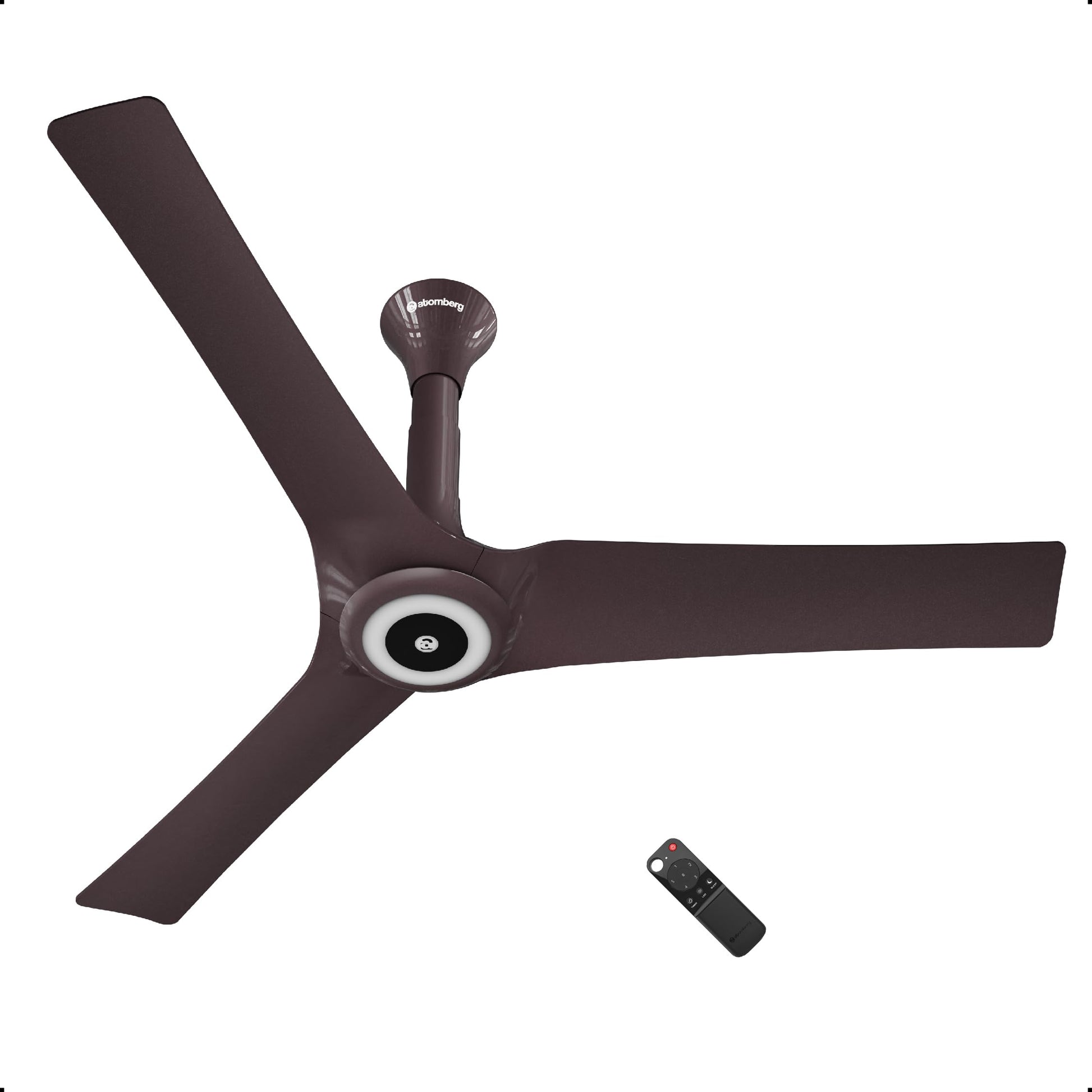 atomberg Aris Starlight BLDC Ceiling Fan 1200mm Best-in-class Air Delivery Smart IoT Remote Silent Operation LED Underlight | BEE 5star | 3 Year Warranty Stellar Black (Tuscan Gold)