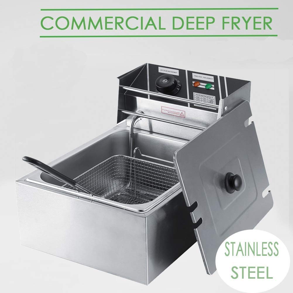FROTH & FLAVOR Deep Fat Fryer 6 Litre with Copper Heating Element