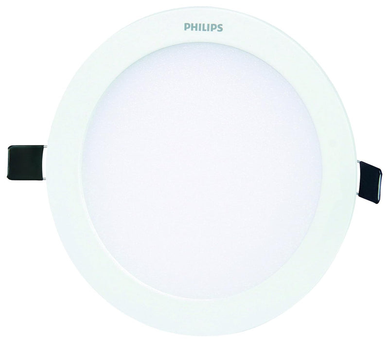 Philips Ultra Slim Plus 15-Watt Recessed LED Panel (Warm Light, Round, White))