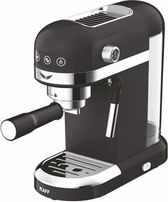 KAFF Fontana 1350 Watts Espresso Coffee Maker, 19 Bar High Pressure Pump, Steam Espresso Coffee, Detachable Frothing Nozzle Coffee Machine For Home (Red)