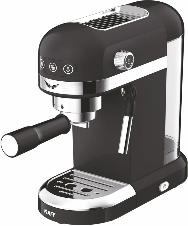 KAFF Fontana 1350 Watts Espresso Coffee Maker, 19 Bar High Pressure Pump, Steam Espresso Coffee, Detachable Frothing Nozzle Coffee Machine For Home (Red)