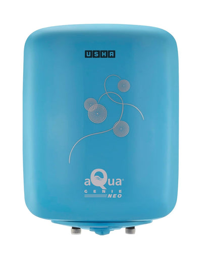 Usha Aquagenie Neo 25 Litre Storage Water Heater with Free Installation (Sky Blue)