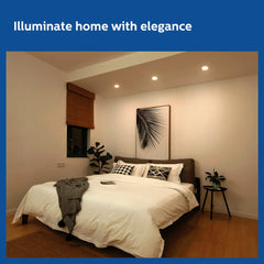 Philips Smart Wi-Fi LED Downlighter 10-Watt Round Wiz Connected Compatible with Amazon Alexa and Google