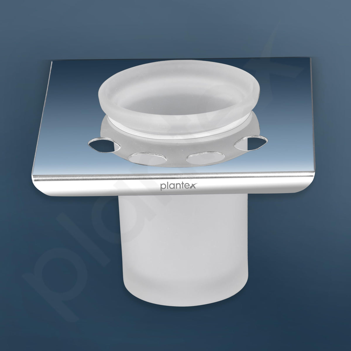 Plantex Tumbler Holder for Bathroom/Stainless Steel Toothbrush Holder/Toothpaste Holder/Bathroom Accessories - (Chrome)-4