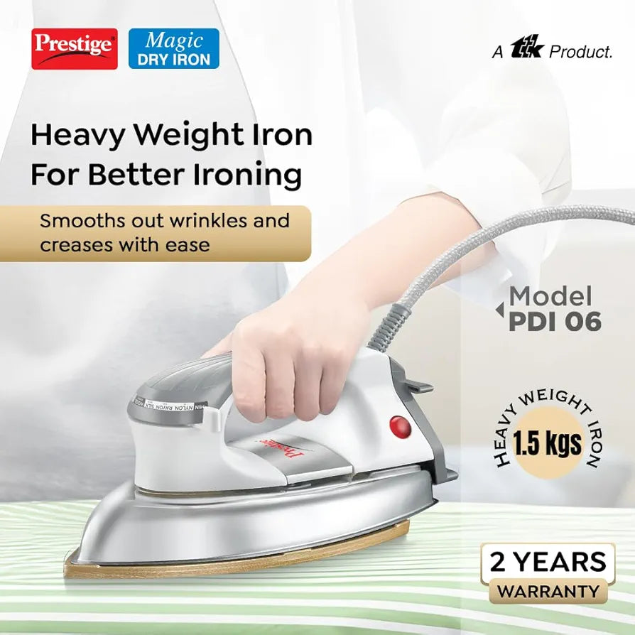 Prestige Magic Dry Iron – PDI 06, Silver