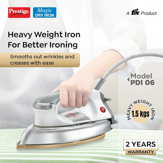 Prestige Magic Dry Iron – PDI 06, Silver