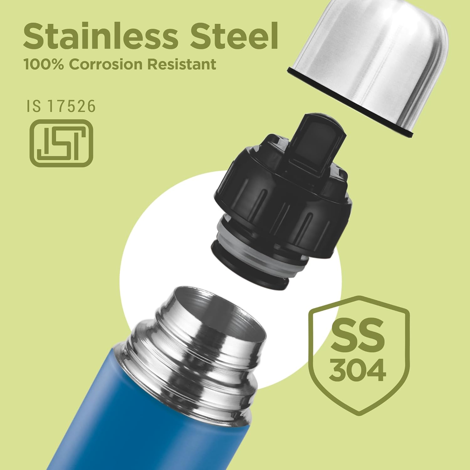Eco-Flip Thermosteel Thermos Flask (Milton)