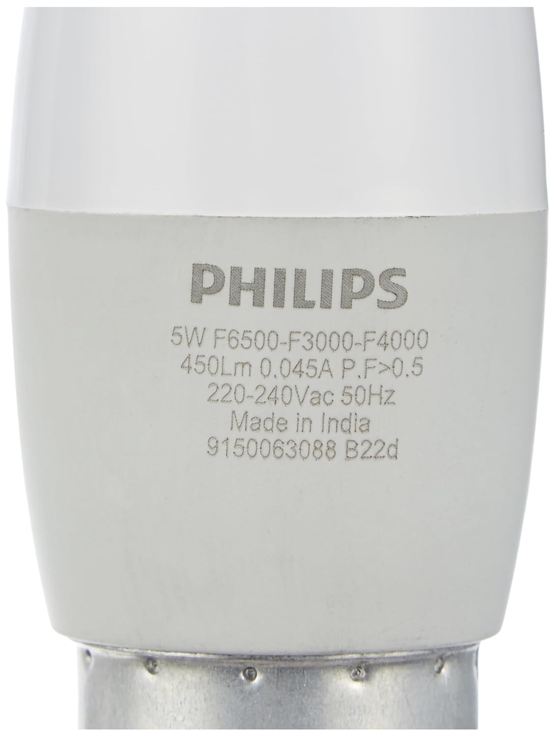Philips LED Candle Bulb SceneSwitch 5W (White, B0HBCC9PB1)
