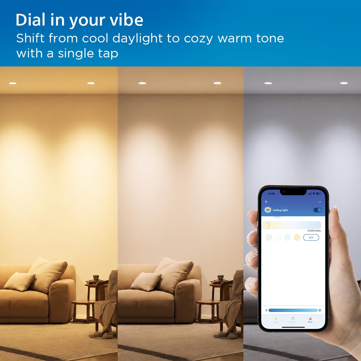 Philips Smart WiFi Neo LED Downlight 15W (Pack of 2)