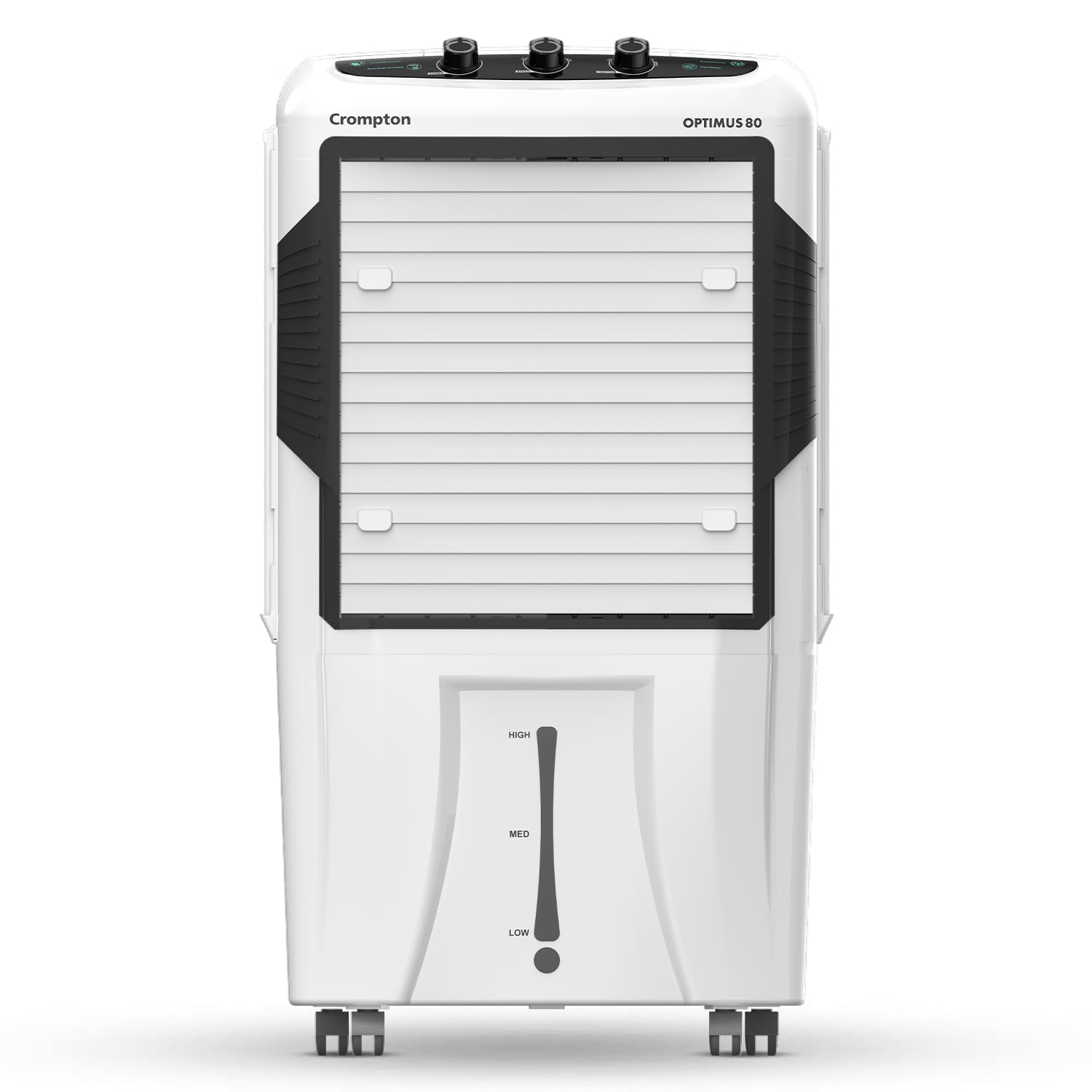 Crompton Optimus 100 Litres Desert Air Cooler for home | Large & Easy Clean Ice Chamber | High Density Honeycomb Pads | Auto-Fill & Drain | Everlast Pump | Humidity Control