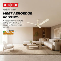 USHA AeroEdge BLDC 1200 mm Ceiling Fan with RF Remote | 5 Star-2