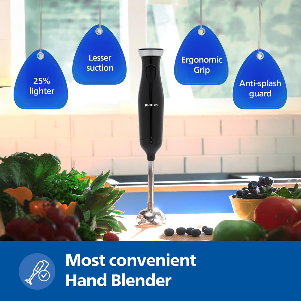 PHILIPS HL1681 Hand Blender, 300W Motor, Rust free steel arm