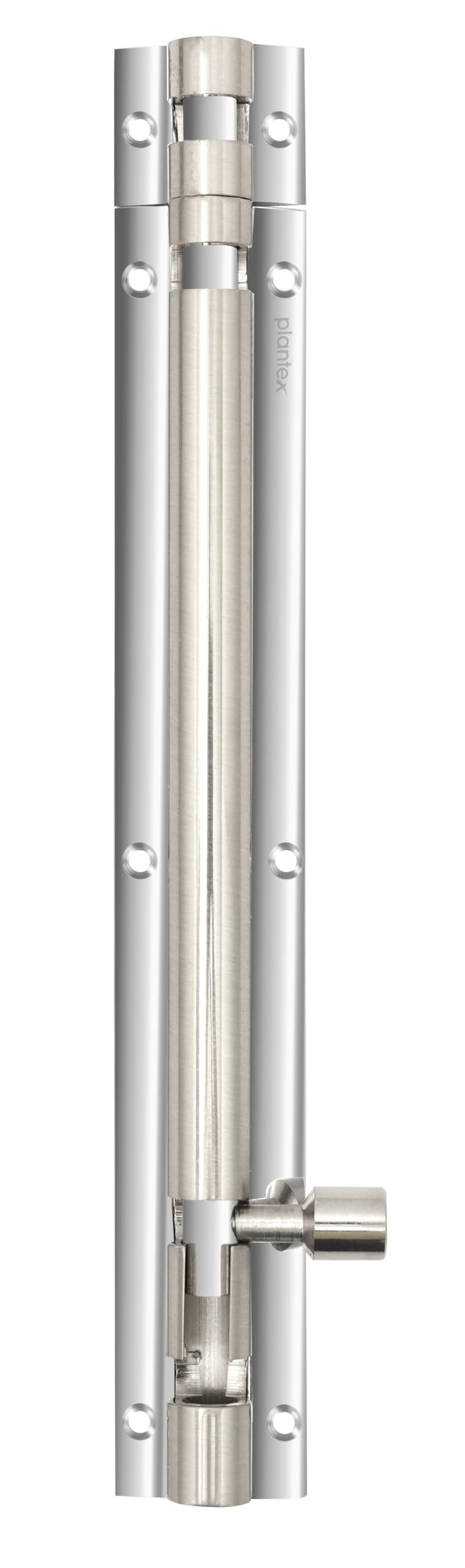 Plantex Stainless Steel 8 inch Tower Bolt/Tower Bolt for Home,Offices Doors & Windows/Tower Bolt for Main Door/Door Latch/Chitakini/Door Latch for Windows - Pack of 1 (Silver & Chrome)-6