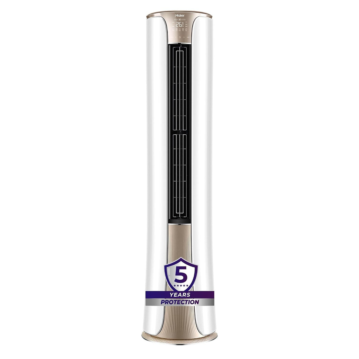 Haier 2 Ton 3 Star Wi-Fi Smart Spartan Tower Split AC (HEXA Inverter, AI Cooling, Energy Saving & Self-Clean, 7 in 1 Convertible, Copper, Cools in 10 (HTA24S-GAI3NB-I))