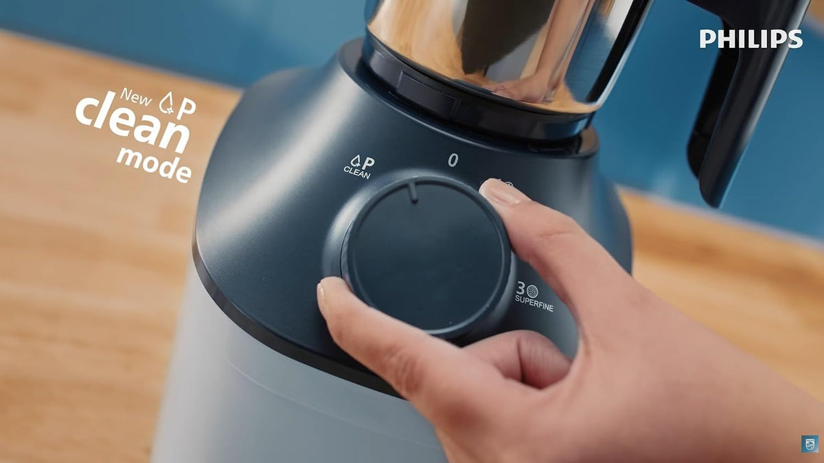 Philips HL7773/01 800-Watt Mixer Grinder with MicroGrind Technology | 3 Stainless Steel Jars (1.5L, 1L, 0.3L) | 3-Speed Control | Durable Plastic Body | Blue Colour | 2-Year Warranty