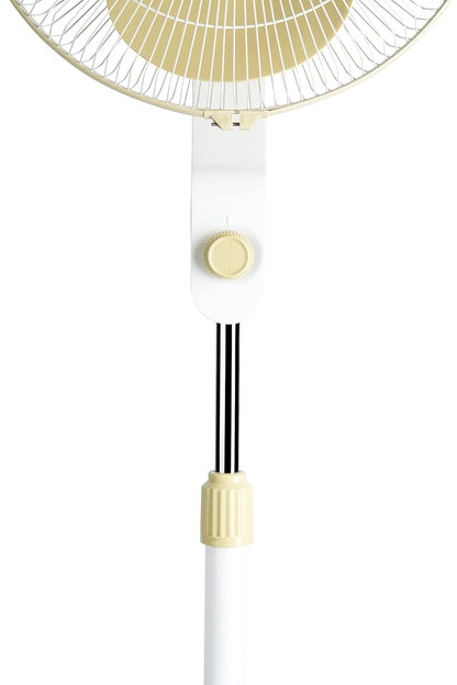 Bajaj Veloce 400 MM Pedestal Fan For Home | Air Freshener Pocket | 100% Copper Motor | High Air Delivery | 2 Yrs Warranty 【Champagne Fizz】