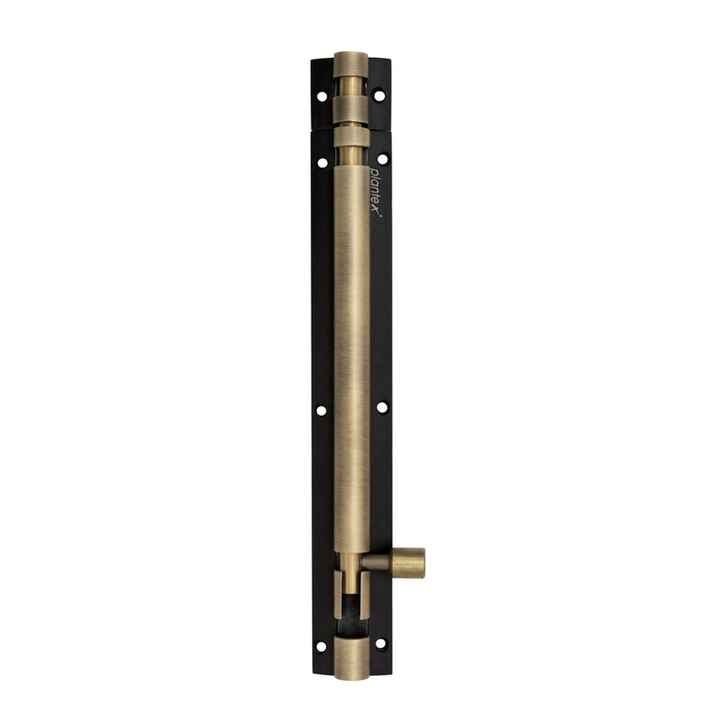 Plantex Stainless Steel 8-inch Tower Bolt/Tower Bolt for Home,Offices Doors and Windows/Tower Bolt for Main Door/Wardrobe Door Latch/Kundi/Chitakini/Door Latch - Pack of 1 (703, Brass Antique)-6