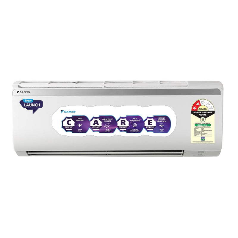 Daikin 0.8 Ton 2 Star, New Star rated,Fixed Speed Split AC (Copper, PM2.5 Filter, FTQ28XV16, White)