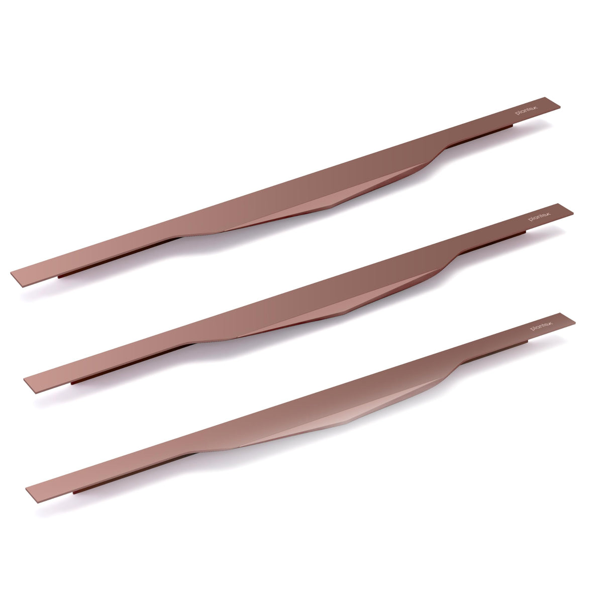 Plantex Profile Handle for Kitchen Cabinet/20 Inch Aluminium Drawer Profile Handle/Wardrobe Pull Handle for Home/Office/Hotel - Pack of 3 (Rose Gold) (Model APS-PF-1002)
