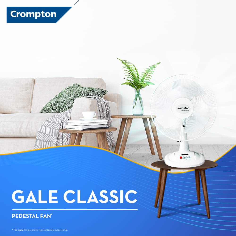 Crompton HISPEED Gale Classic 400 mm Table Fan-2