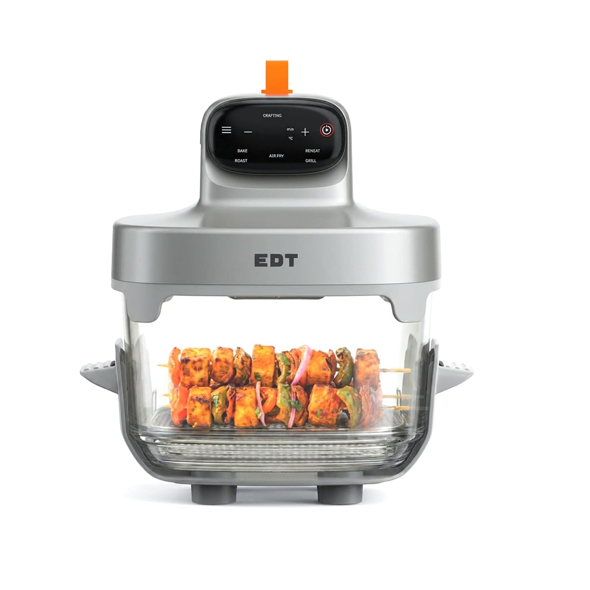 EDT Luma ZERO COATING PureGlass™ 4.5L Air Fryer Oven| 6-in-1 Multi Function | 100% Toxin Free No Ceramic PFAS, PTFE, PFOA | 1500W | NutriRetain™