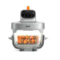 EDT Luma ZERO COATING PureGlass™ 4.5L Air Fryer Oven| 6-in-1 Multi Function | 100% Toxin Free No Ceramic PFAS, PTFE, PFOA | 1500W | NutriRetain™