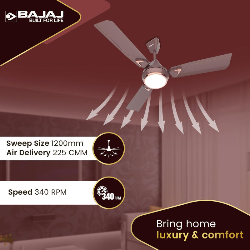 Bajaj Ventus EE 1200MM 1 Star Rated Ceiling Fan for Home-5