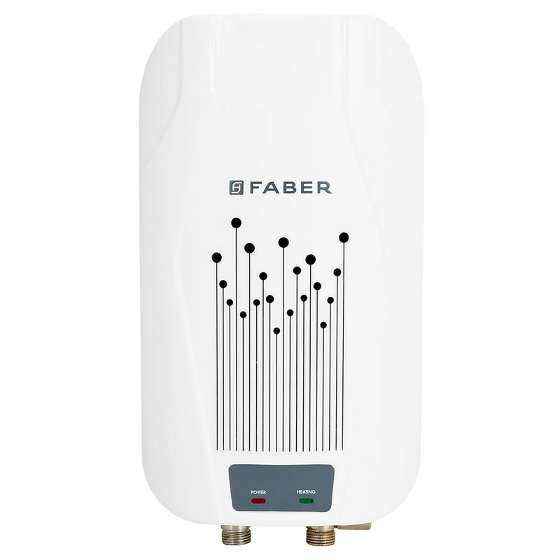 Faber Zippy Instant Geyser 5 Litre| 3000W Powerful Heating | Superior Energy Efficiency | 5Yr Tank, 3Yr Heating Element 