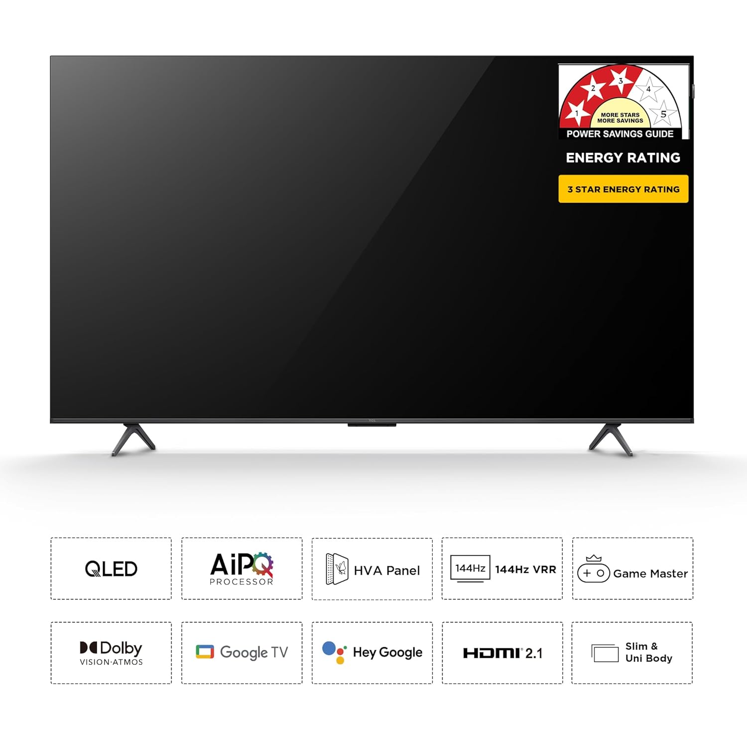 TCL 164 cm (65 inches) 4K Ultra HD Smart QLED Google TV 65T8C