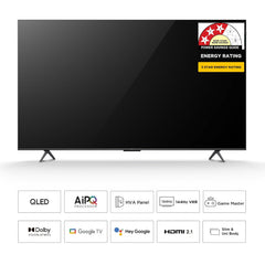 TCL 164 cm (65 inches) 4K Ultra HD Smart QLED Google TV 65T8C