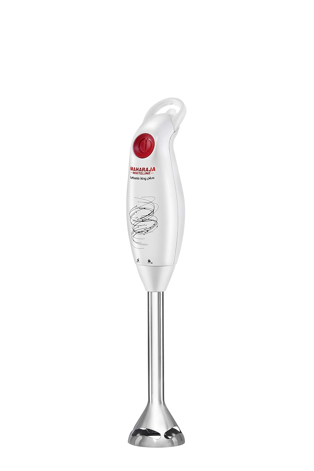 Maharaja Whiteline Turbomix King Plus Hand Blender, 250W, Duraforce advanced blade technology, 800ml multi-purpose jar, 500ml Chopper… (250)