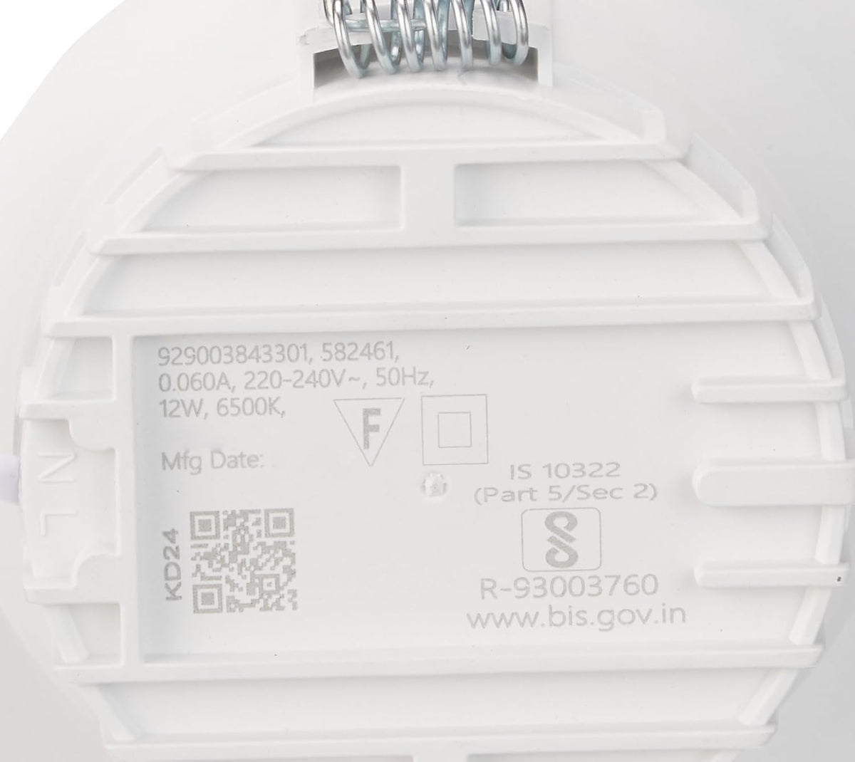 Philips 12 Watt Chrome Reflector LED Ceiling COB Round Spot Light with Focused Beam (Pack of 2) (Cool Day Light, B0D3N73WM4)